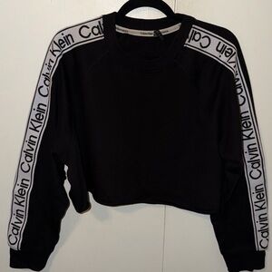 Calvin Klein Black and White Logo Sweatshirt